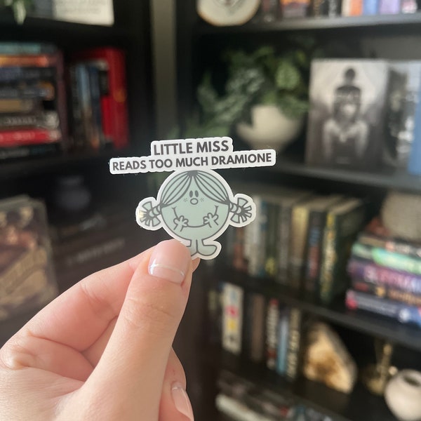 Little Miss Dramione | Bookish Stickers | Dramione Fanfic Sticker | Waterproof Sticker | Laptop and Kindle Sticker | 2.4”x1.75“
