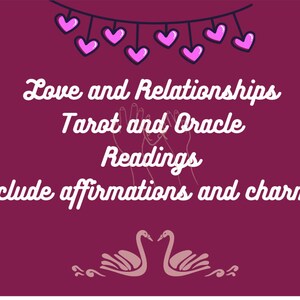 Lecturas de amor y relaciones, lecturas de cartas del Tarot