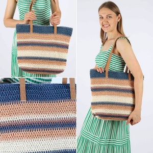 Strandtasche Wasserdicht, Summerbag, Beach Bag mit Reißverschluss, Badetasche Saunatasche Damen XXL Shoppingbag Shopper Stofftasche Geschenk