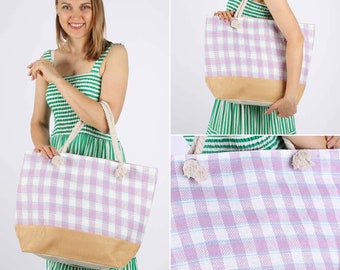 Waterproof beach bag, summer bag, beach bag with zipper, women's XXL bathing bag, sauna bag, shopping bag, tote bag, gift