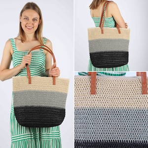 Strandtasche Wasserdicht, Summerbag, Beach Bag mit Reißverschluss, Badetasche Saunatasche Damen XXL Shoppingbag Shopper Stofftasche Geschenk