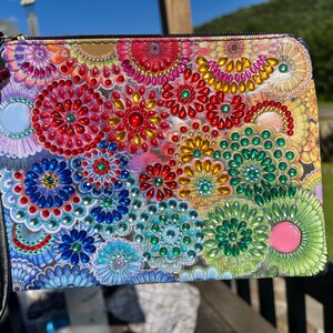 Bunte diamantierte Handtasche
