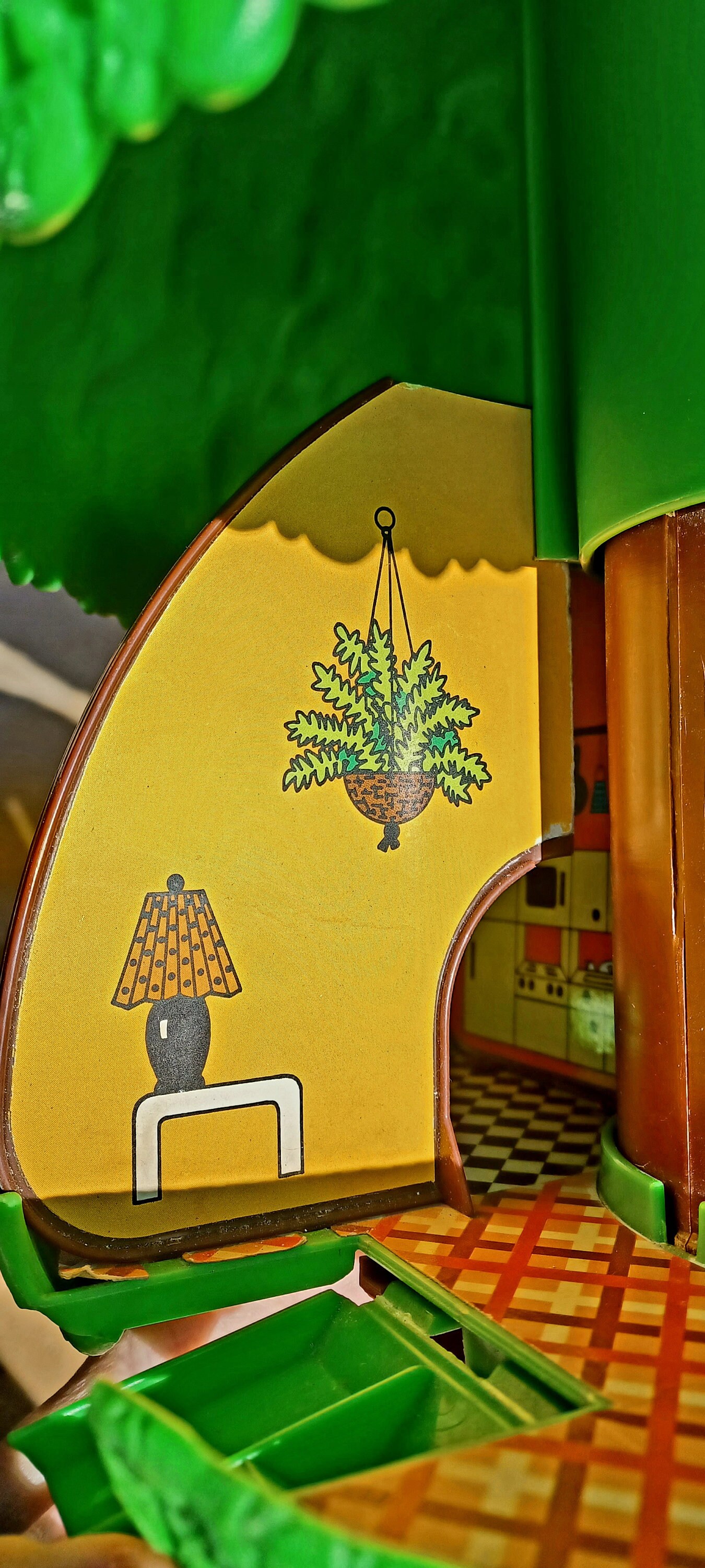 Tree Tots Playset by Kenner. Pop up Tree House W/ Working Elevator & Fold Down Slide. Groovy ...