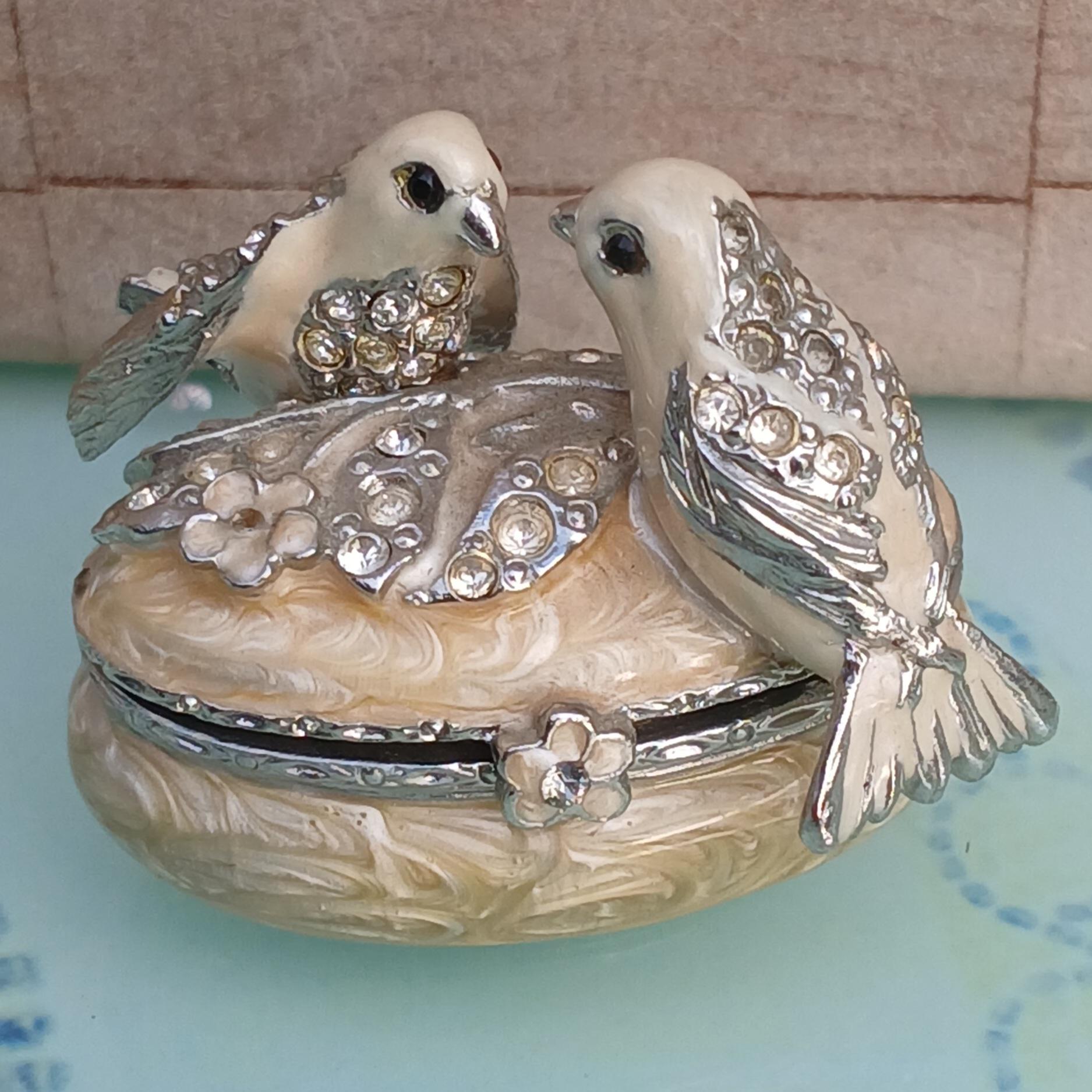 Jay Strongwater Enamel Swarovski Crystal Miniature Boxes, Choose