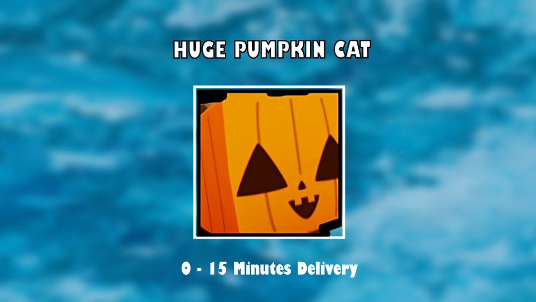 PSX Huge Pumpkin Cat Pet Simulator X Etsy