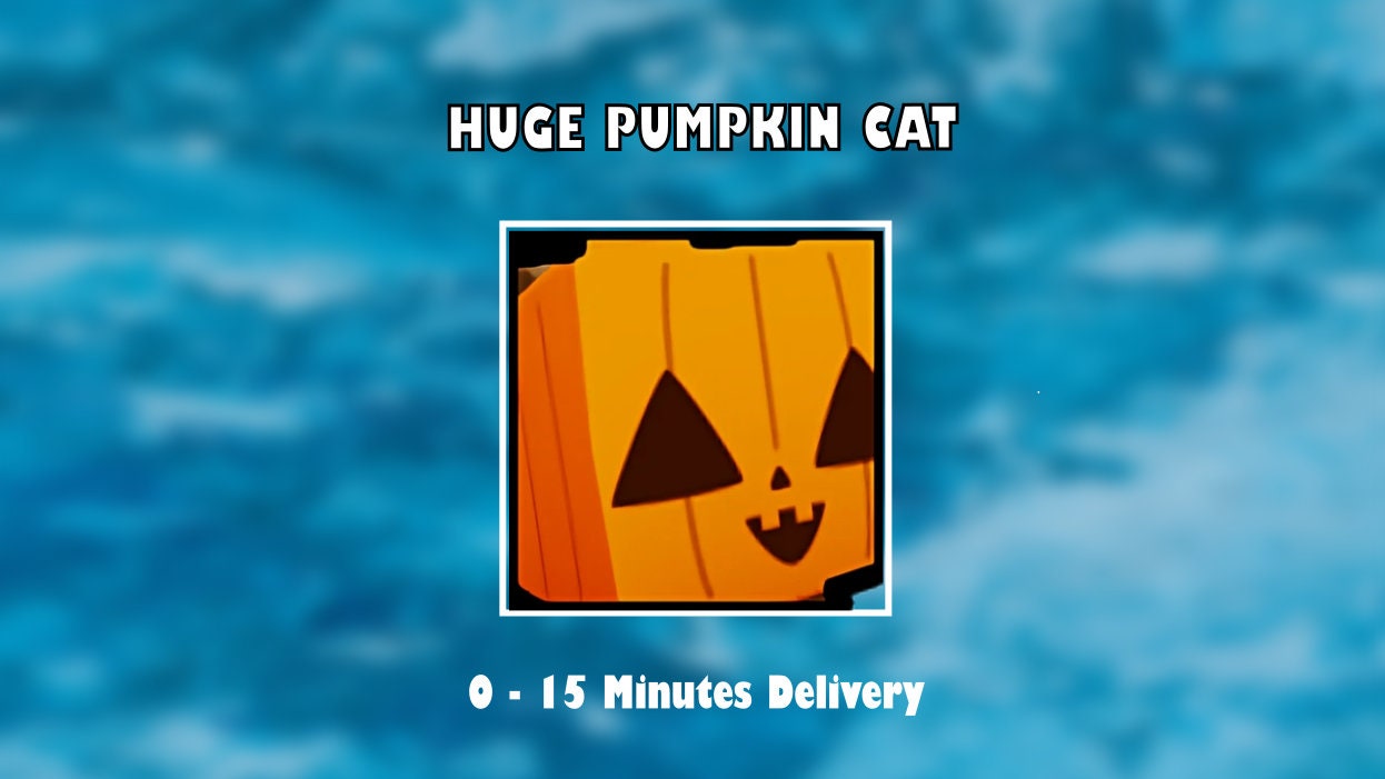 PSX Huge Pumpkin Cat Pet Simulator X Etsy