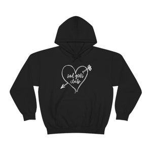 EMO GRL LA Basic Hoodie Black Emo Apparel Emo s Not Dead Goth Girl Los Angeles Etsy