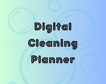 Cleaning Planner Printable Schedule, Tracker, and Task Organizer| Cleaning Checklist |Home Cleaning Checklist | Printable Planner