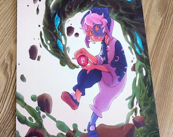 La impresión de arte original del coleccionista