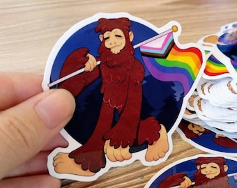 Orgullo de Pie Grande Pegatina