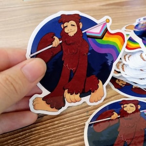 Bigfoot Pride Sticker