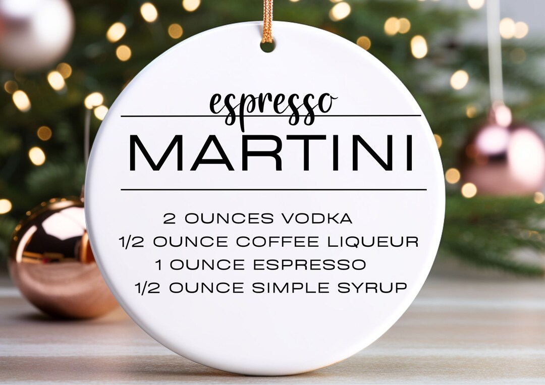 Martini Ornaments, Signature Classics Drinks Tree Décor, Cocktail