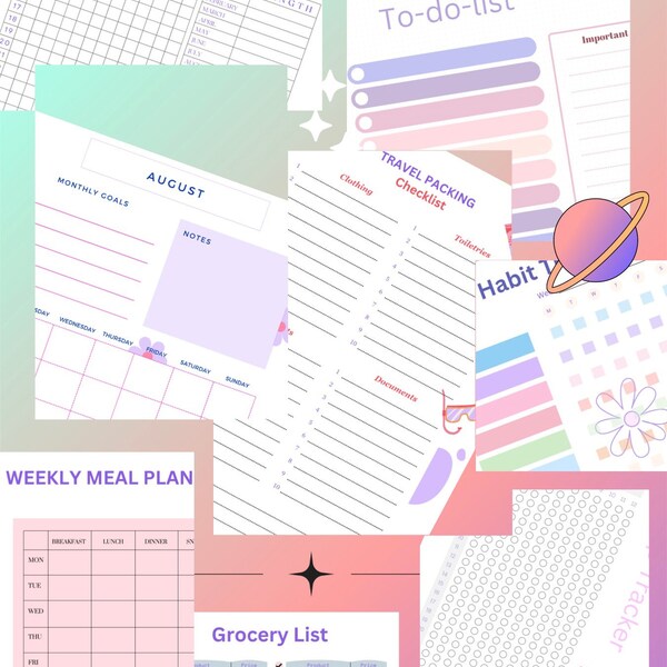 Every Kind Of Planner Needed