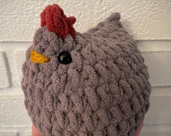 Farmhouse Chicken Crochet Plushie Gift Crochet Home Decor Crochet Table Decor Gift For Him Gift For Her