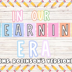 Bulletin Board-In Our Learning Era