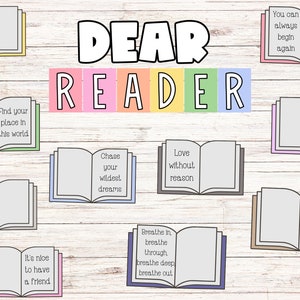 Dear Reader Bulletin Board or Door Decor-Taylor Swift Inspired Classroom Decor