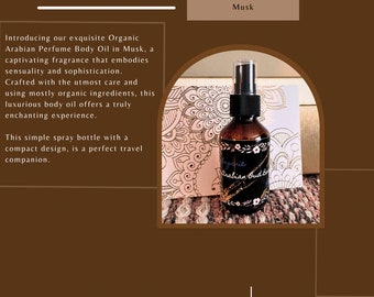 MUSK - Organic Arabian Oud Perfumed Body Oil