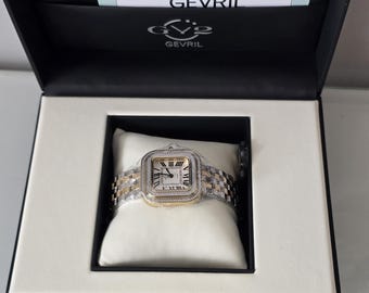 GV2 Bellagio Diamond Bezel Watch Swiss Made Two Tone Women display picture 1