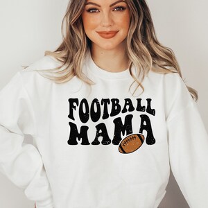 Football Mom Sweatshirt, Football Season, Retro Football Sweatshirt, Blend Crewneck Sweatshirt, Sports Fan, Oversized Sweatshirt, Sports Mom