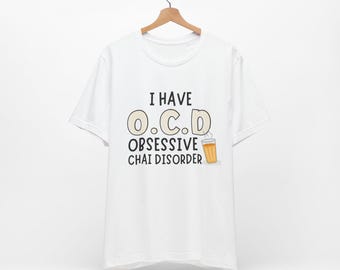 Sudadera para amantes del té chai, conjunto acogedor de otoño para ella, camiseta unisex de algodón grueso, regalo para amiga, camiseta para amantes del chai, regalo de cumpleaños