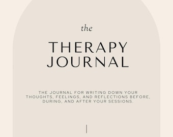 Resell Therapy Journal Worksheets, Digital Mental Health Pages, Daily Self-Care, Mental Health, and Journal Prompts