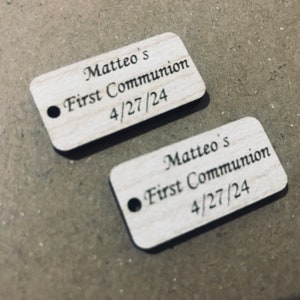 20 pcs tag Baptism favors, bulk first communion personalized  cross custom  mi bautizo christening gift for guests communion favors