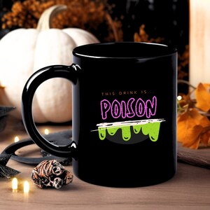 Taza para halloween, Taza bebida veneno, Taza para regalo