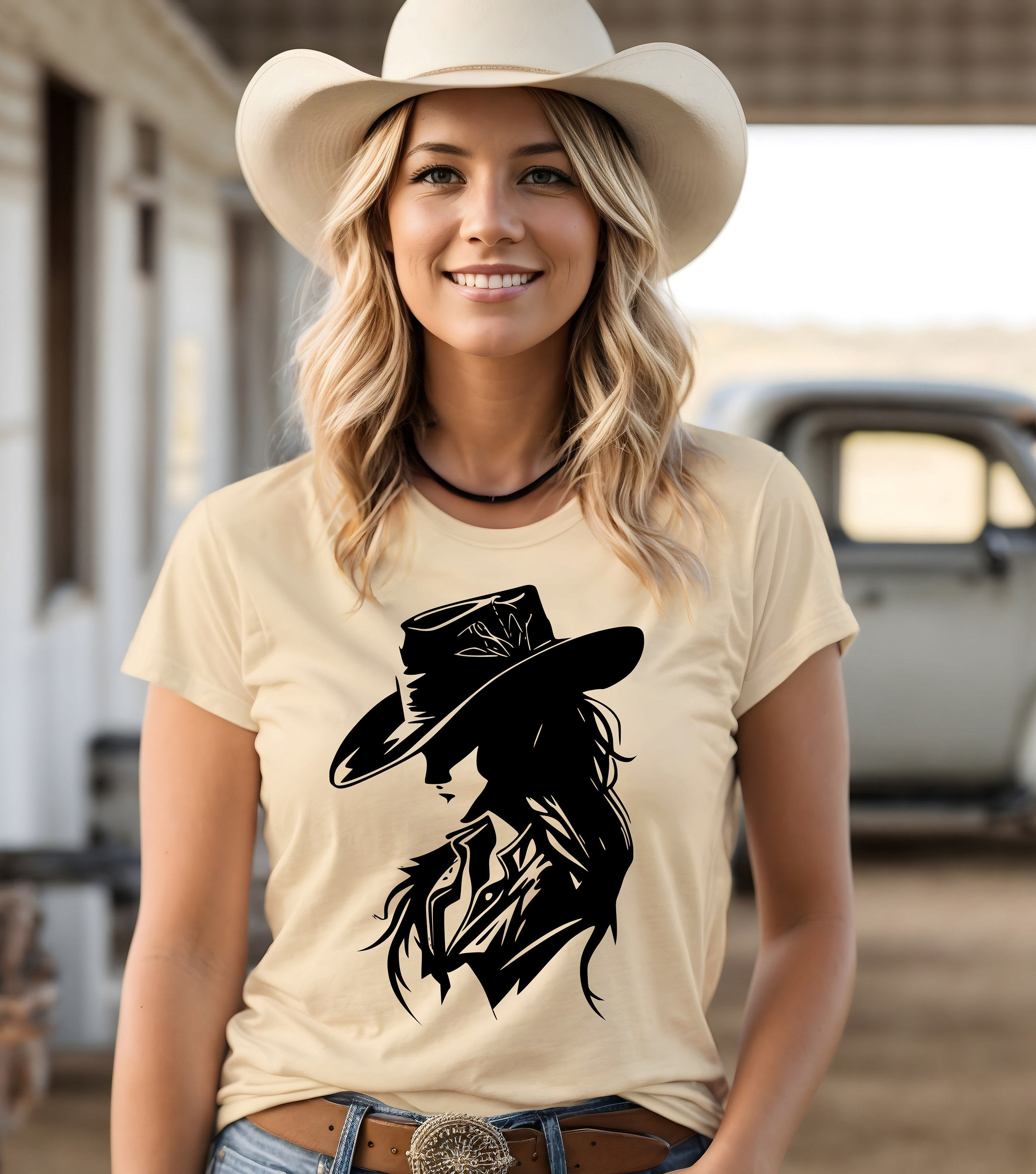 Western Woman T-shirt: Cowgirl Graphic Tee - Etsy