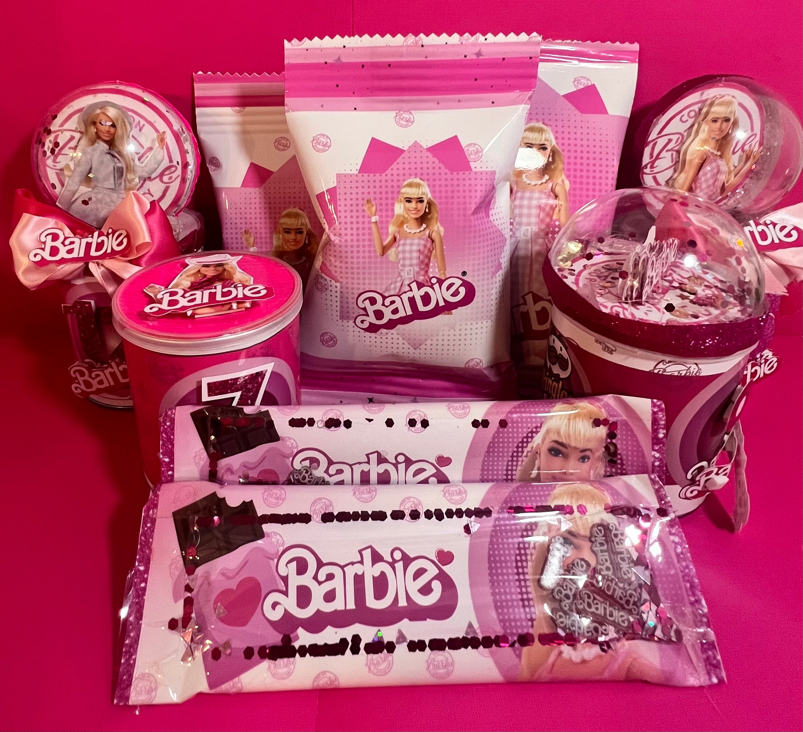 Barbie Party Favor Package Pringles Can Potato Chip Bag - Etsy