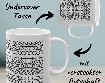 Mug with a hidden message - You're going to be a grandma - Announcing your pregnancy
