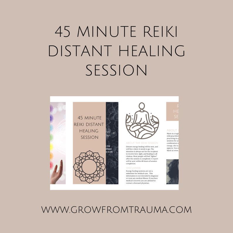 45 Minute Reiki Healing, Distance Reiki Healing, Distant Reiki Healing, Certified Reiki Practitioner, Reiki with Report, Aura Healing, Heal image 3