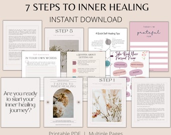 Inner Healing Ebook, Healing Workbook, Mental Health, Self-Care, Personal Growth, Inner Child, Shadow Work, Emotional Healing, Trauma
