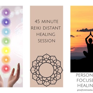 45 Minute Reiki Healing, Distance Reiki Healing, Distant Reiki Healing, Certified Reiki Practitioner, Reiki with Report, Aura Healing, Heal image 1