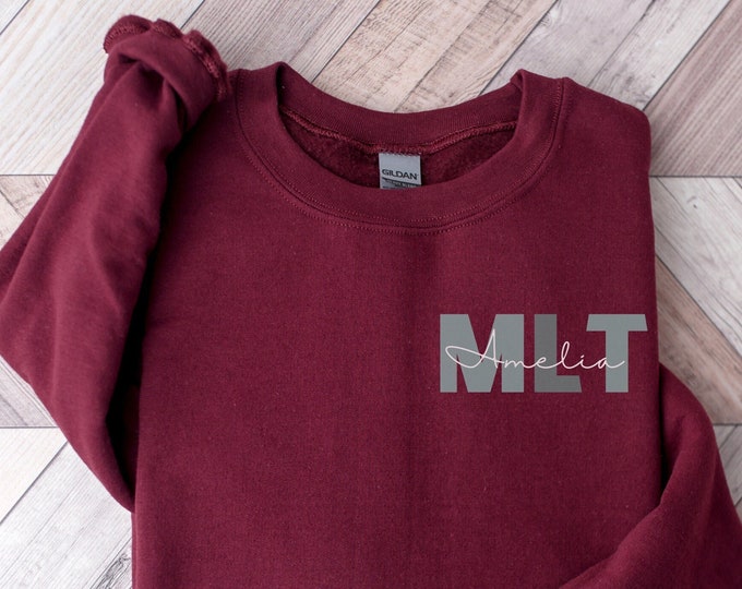 Custom Medical Laboratory Technician Sweatshirt, Personalized Medical Lab Tech Shirt, MLT Gifts