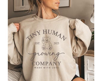 Pregnancy Announcement Sweatshirt, Baby Reveal Shirt, Pregnancy Reveal Crewneck, Baby Shower Gift, Gift for Mom To Be, Future Mom T-Shirt
