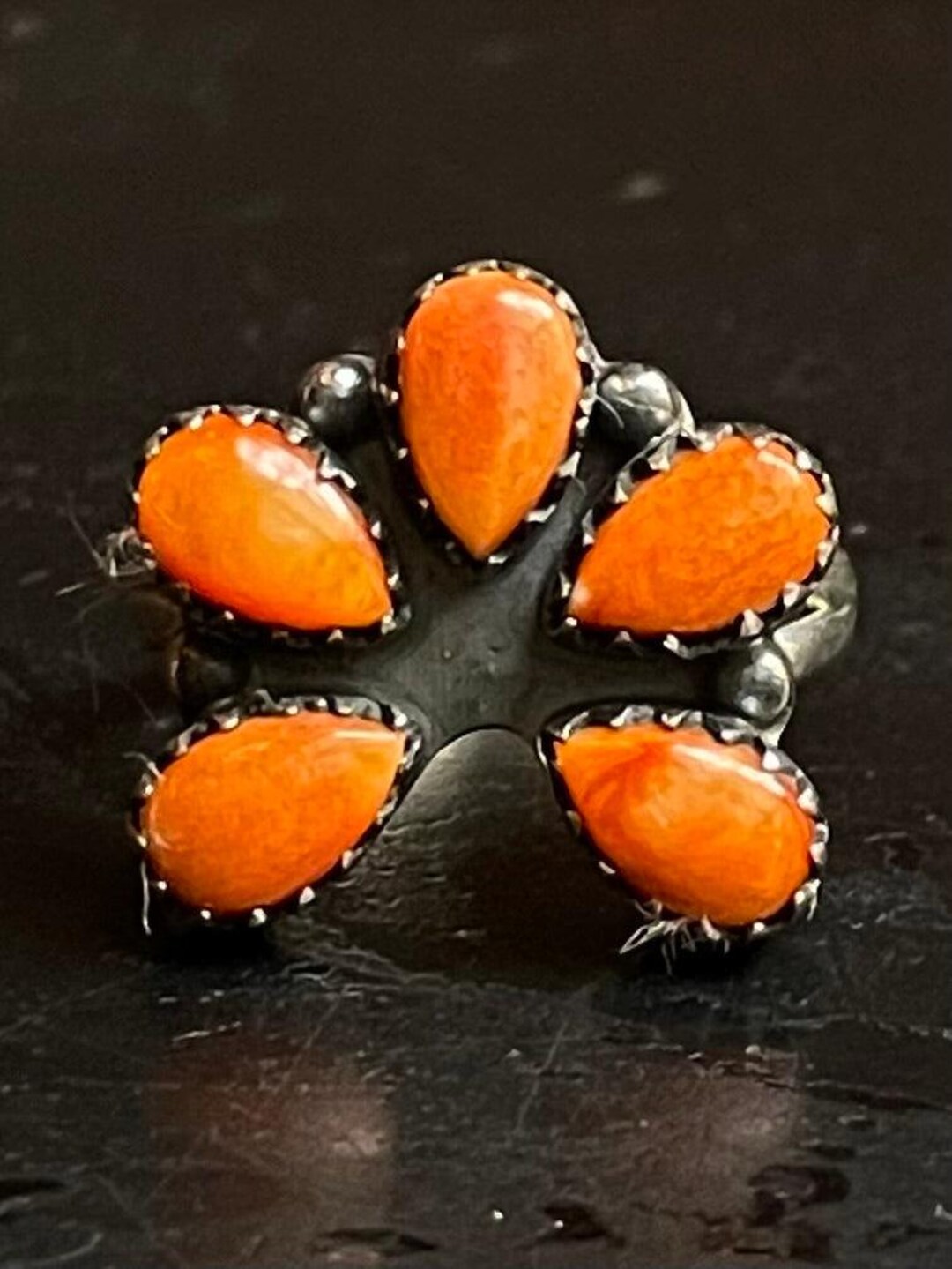 Naja Rind Spiny Oyster Naja Ring Size 9 | 925 Sterling Silver G192 - Etsy