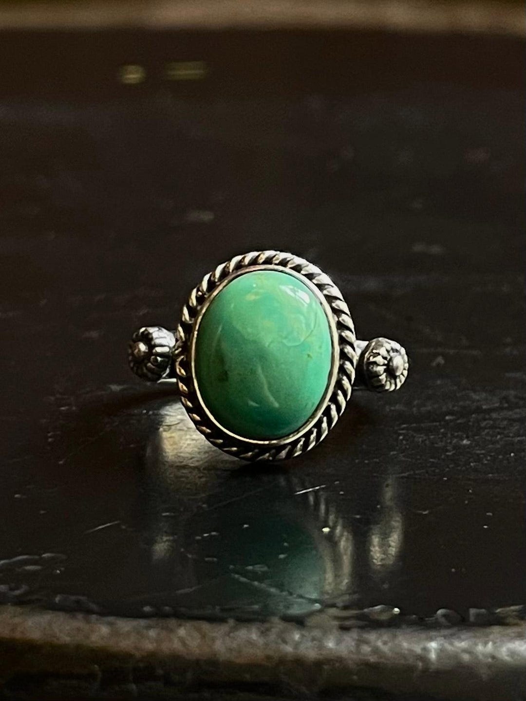 Kingman Turquoise Ring Size 8 | 925 Sterling Silver E728 - Etsy