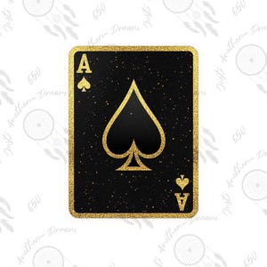 As de espadas, logotipo, clip art y archivo de imagen, descarga digital instantánea, 300 ppp, PNG, diseño de sublimación, diseño digital