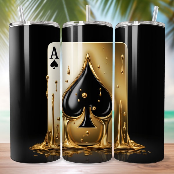 Ace of Spades Tumbler Etsy Australia