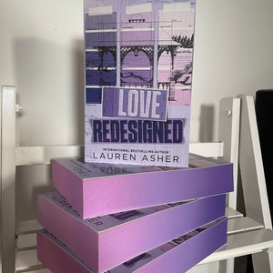 Love Redesigned by Lauren Asher | Ombré Sprayed Edges