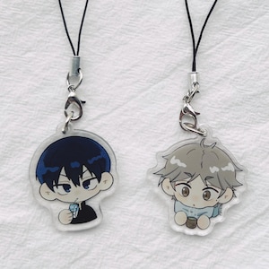 Haikyuu Acrylic Charm, Phone charm, Airpod Case Charm, Bagcharm, for gifting
