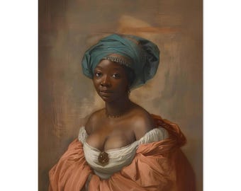 African American Art, Black Renaissance Art, Black Art Portraits, Soft Aesthetic, Beautiful Woman Art, Demure, Romantic Art, Dark Academia,