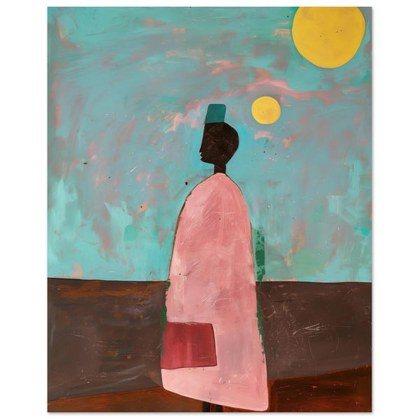 Arte abstracto, arte de mujeres negras, impresiones de artistas negros, minimalista, estética suave, arte afroamericano, pintura popular, historia negra, arte del duelo