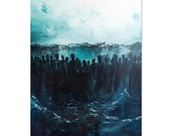African American Art, Black Art Print, Black History, Ocean, Black Family, Ancestors, Freedom, Black Art, Black Joy, Black Portraits