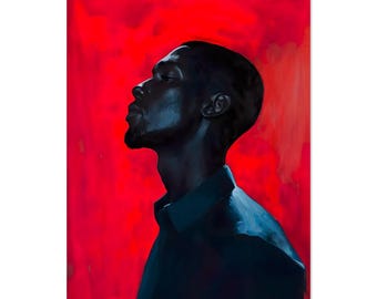 Arte do Homem Negro, Arte Masculina, Decoração Masculina, Minimalista, Arte Afro-Americana, Alegria do Menino Negro, Arte Negra
