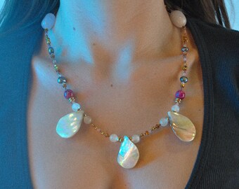Abalone Shell Beaded Necklace