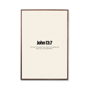 Digital Printable Bible Verse John 13:7