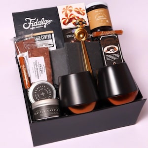 Luxury Coffee Gift Box: Fellow Mugs, Fidalgo Coffee, Chocolate Treats