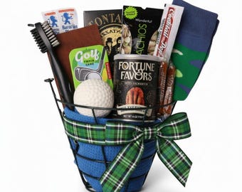 Golf Gift Basket for Him | Corporate, Father’s Day, Golfer Gift Set