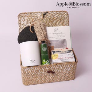 Self Care Gift Basket | Luxury Care Package For Her | Thinking Of You | Spa Gift Basket | Hug In A Box | Get Well Soon | Mental Health Boost